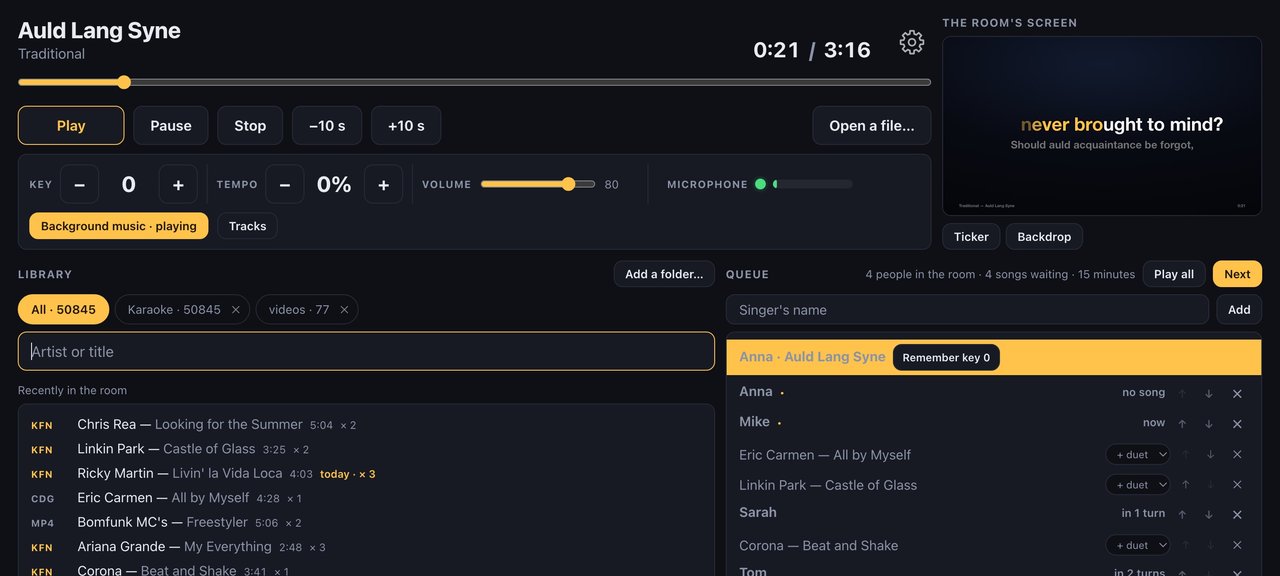 RocketKaraoke Player